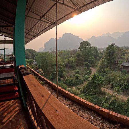 Blue Sunset Hostel Vang Vieng Exterior photo